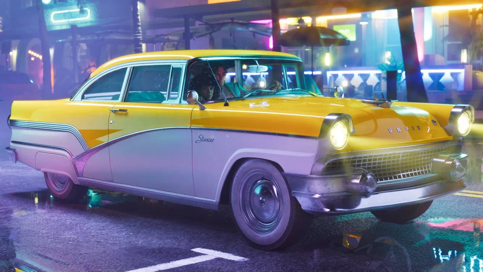The two-tone '55 Vapid Stanier from the Vintage Vice City Pack.